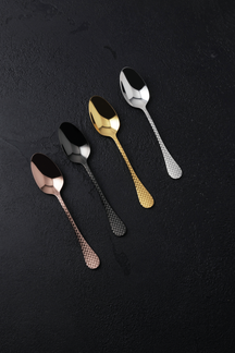 Sambonet Coffee spoon Taormina Black 6 Pieces