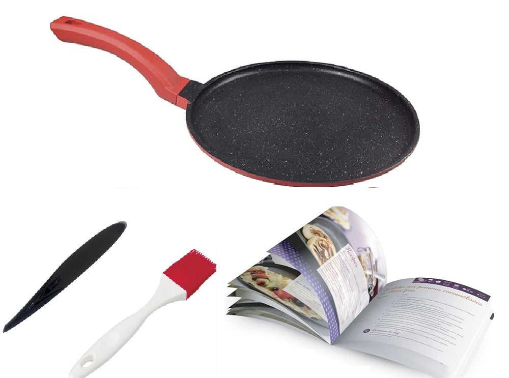 Mastrad Gift set Pancake pan - Red / Black - ø 25 cm