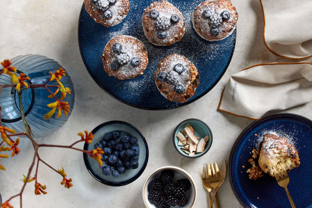 Bitz Cake plate Dark blue ø 30 cm