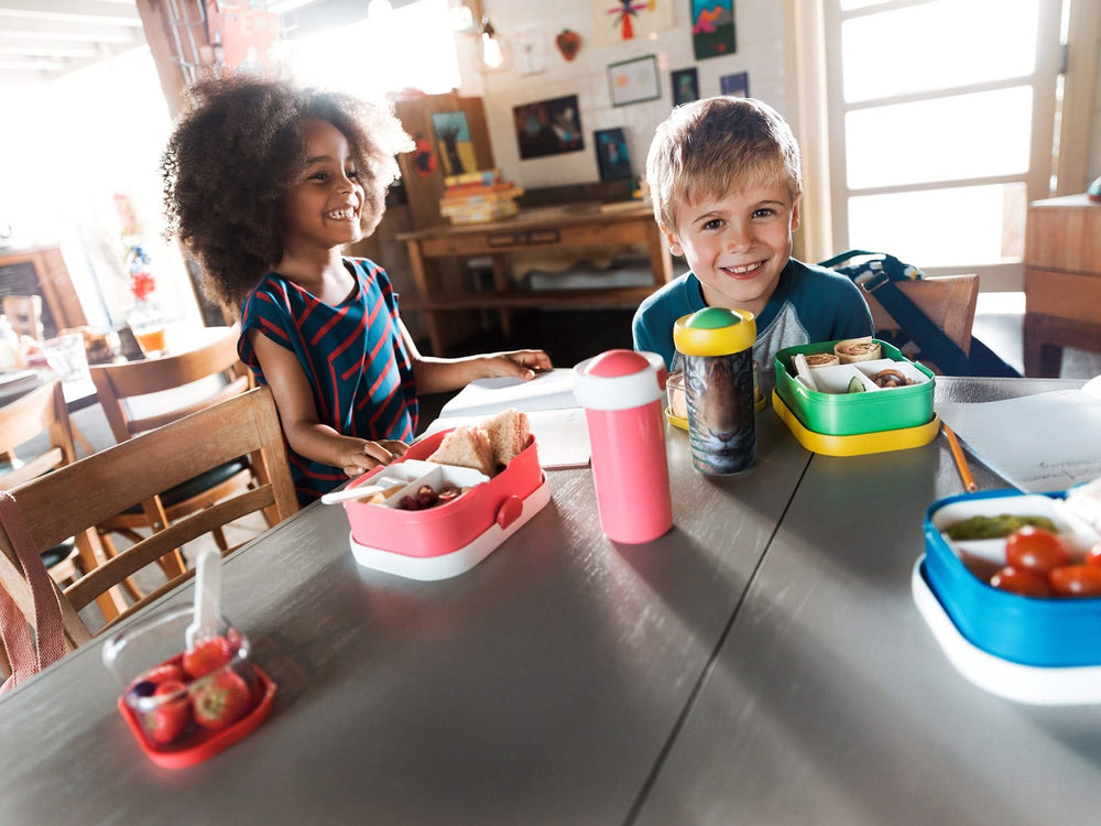 Mepal Lunch set (School cup & Lunch box) Campus Pop-Up Dino