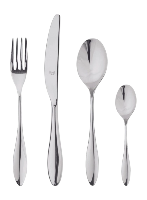 Mepra Cutlery set Carinzia - stainless steel - 4-piece / 1 Couvert