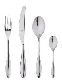 Mepra Cutlery set Carinzia - stainless steel - 4-piece / 1 Couvert