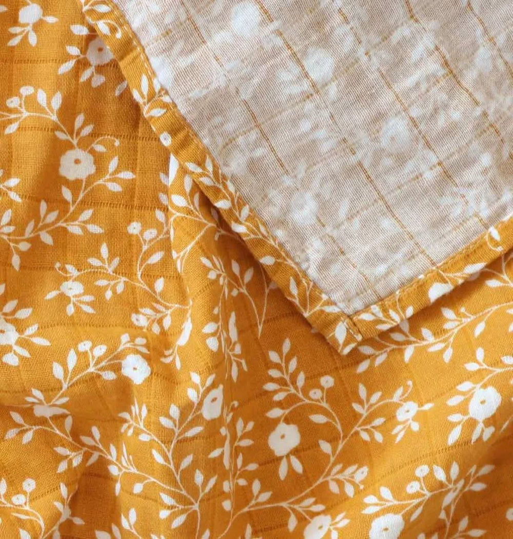 A Little Lovely Company Hydrophilic Cloth - Blossom - Caramel - 2 Pieces