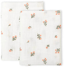 A Little Lovely Company Hydrophilic Cloth - Flowers - 2 Pieces