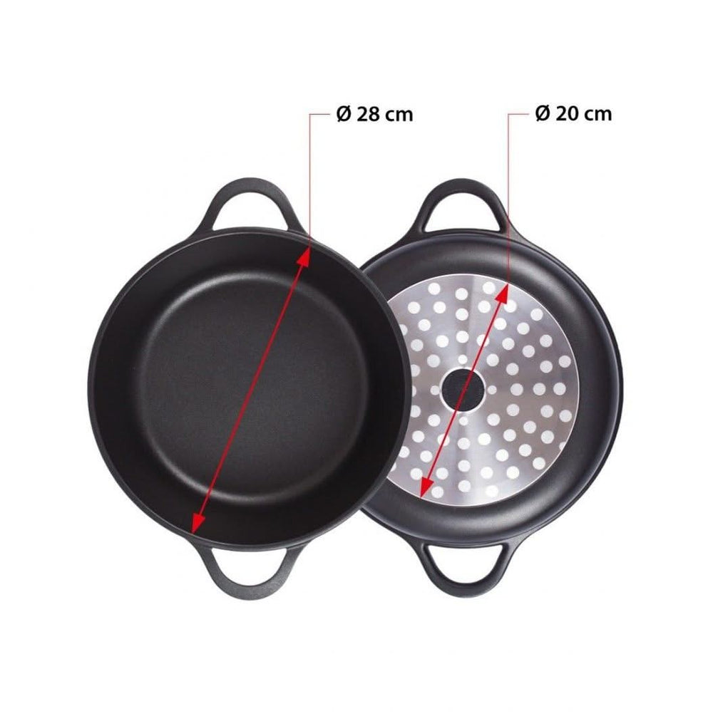 Valira Casserole with lid Aire - ø 28 cm / 9.3 liters