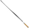 Forged BBQ Skewer Churrasco - Olive wood / Steel - V -. mould - 60cm