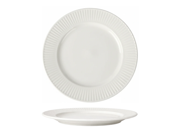 Cookinglife Breakfast Plates / Dessert Plates Siaki New Bone - Porcelain ø 20 cm - 6 pieces