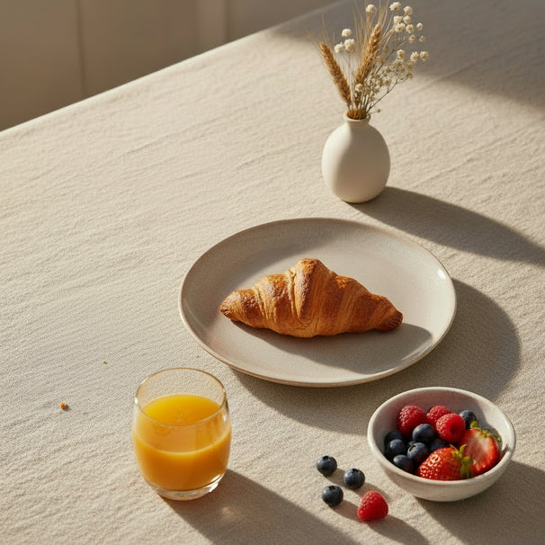 Cookinglife Breakfast Plates / Dessert Plates Serene Sand ø 20 cm - Pottery - 4 pieces