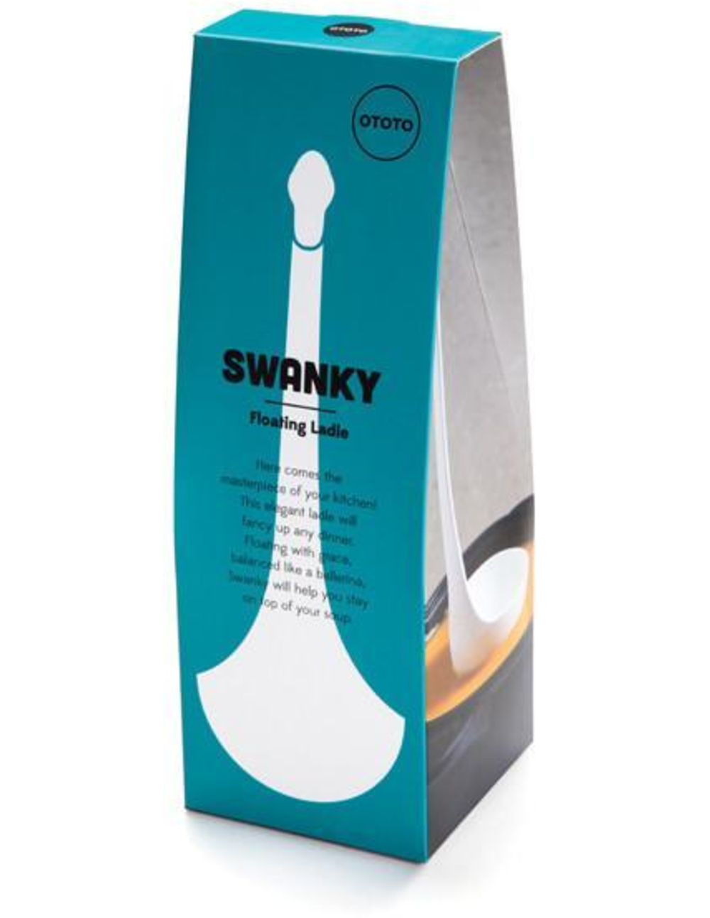 Ototo Soup spoon Swanky - Black