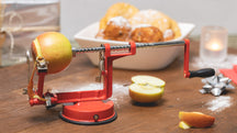 Sareva Apple peeler / Potato peeler - with suction cup - Red