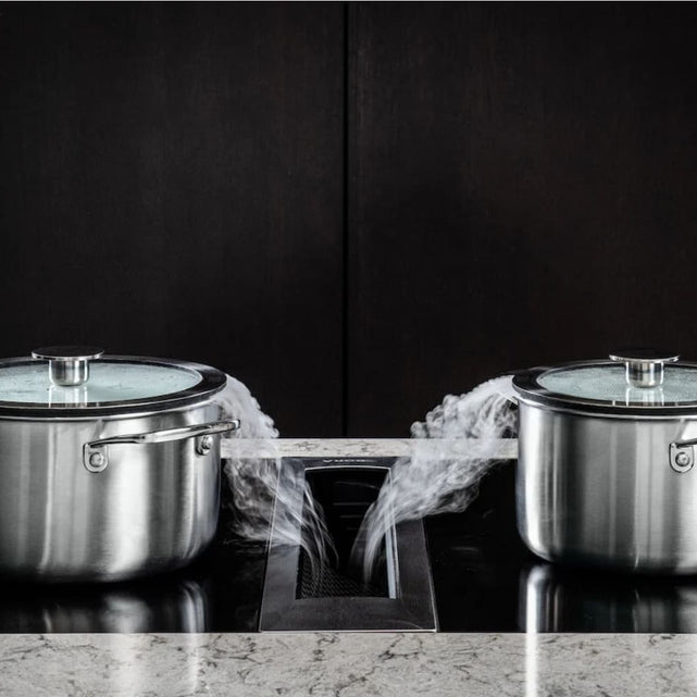 Wat is een downdraft afzuigsysteem