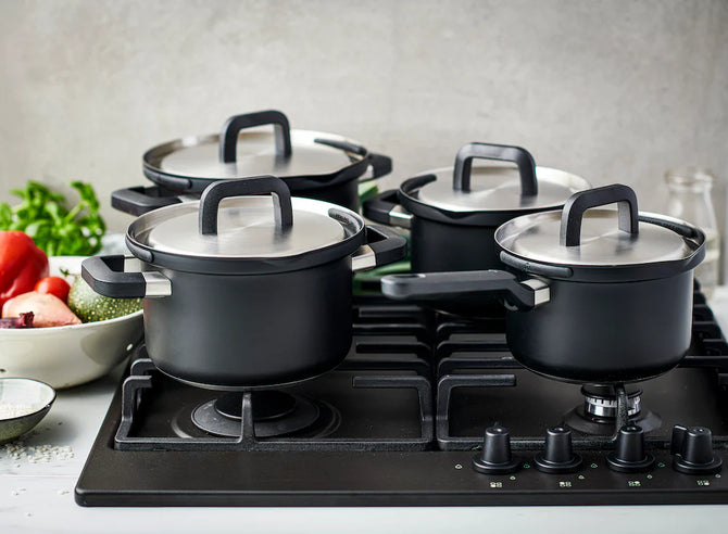 Pots & Pans Set Black