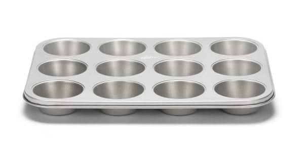 Patisse Muffin mold Silver Top - 12 pieces