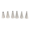 Patisse Nozzle Stainless Steel Round 6-Piece