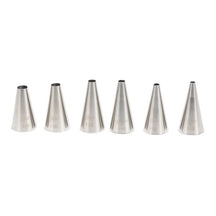 Patisse Nozzle Stainless Steel Round 6-Piece