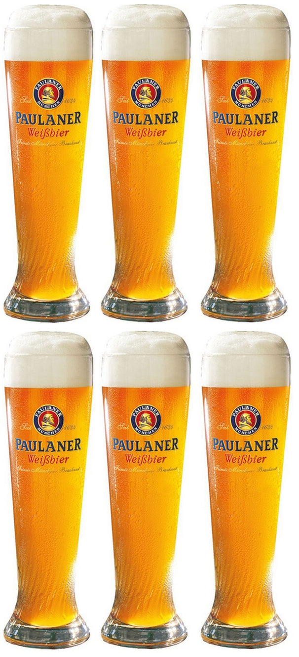 Paulaner Beer glasses Weizen - 500 ml - 6 pieces
