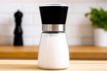 Cookinglife Pepper and Salt Mill Set Glass Black 13 cm - 2-Piece