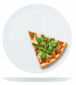 Saturnia Pizza plate - White - ø 33 cm