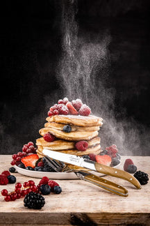 Laguiole Style de Vie Cutlery set - Olive wood - 16 - piece / 4 people