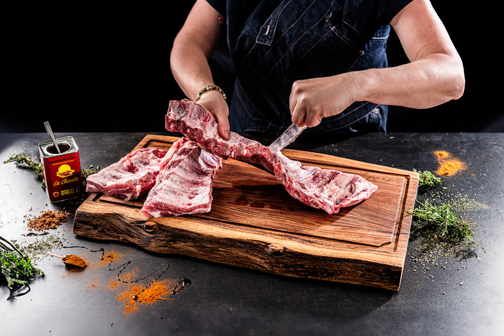 Forged Cutting board  - 55 x 35 x 3.5 cm - Acacia wood FSC certified