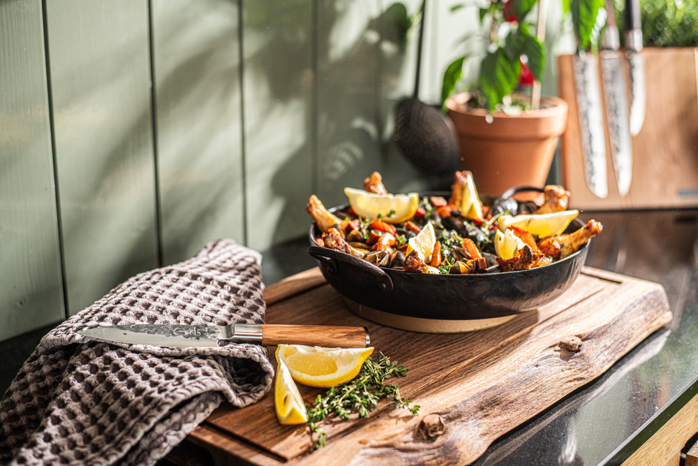 Forged Cutting board  - 55 x 35 x 3.5 cm - Acacia wood FSC certified