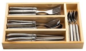 Laguiole Style De Vie Cutlery set Premium Line - stainless steel - 24 pieces / 6 persons