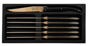 Laguiole Style de Vie Steak knives Prestige Line Copper - 6 pieces