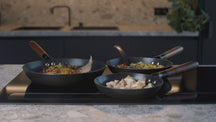 BEKA Frying Pan Set Mandala Cast Iron ø 24 & 28 cm - ceramic non-stick coating - suitable for all heat sources