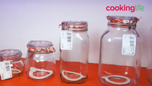 Bormioli Rocco Weck jars Fido - 11 x 11 cm / 1 liter - square - 4 pieces