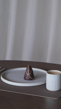 LIND DNA Placemats Nupo - Leather - Truffle - 45 x 35 cm - 2 Pieces