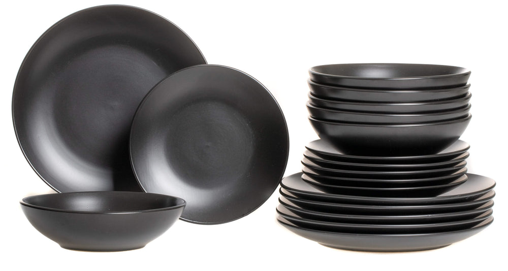 Studio Tavola Tableware set Black Tie - 18-piece / 6 people