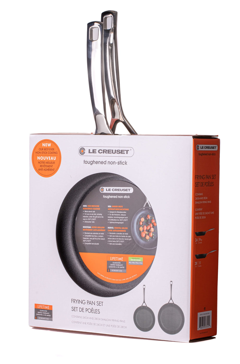 Le Creuset Frying pan set Les Forgées TNS - ø 24 and 28 cm - standard non-stick coating