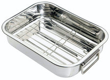 KitchenCraft Roasting pan with grid - 27 x 20 cm