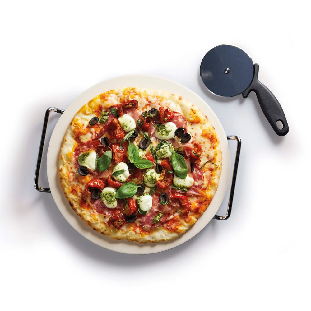 KitchenCraft Pizza Stone and Pizzames - 32 cm