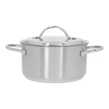 Demeyere - 4 piece Cookware set (Cooking pan ø 18 / 20 / 24 cm + sauce pan ø 16 cm) + Lids Resto 3 - stainless steel