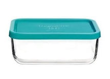 Bormioli Rocco Freshness container Frigoverre - Glass - Blue 21 x 13 x 8 cm / 1.4 liters