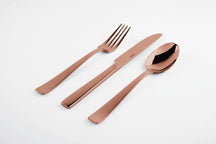 Sambonet Flat cutlery set - Copper - 24 pieces / 6 people