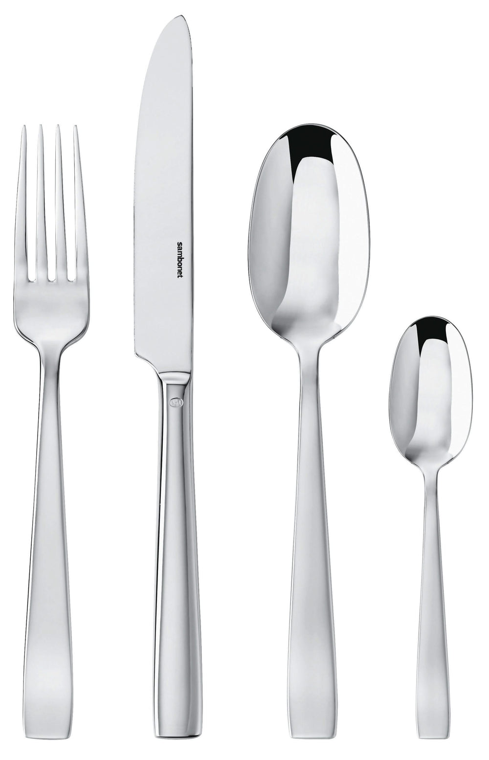 Sambonet Flat cutlery set - stainless steel - 24 pieces / 6 people