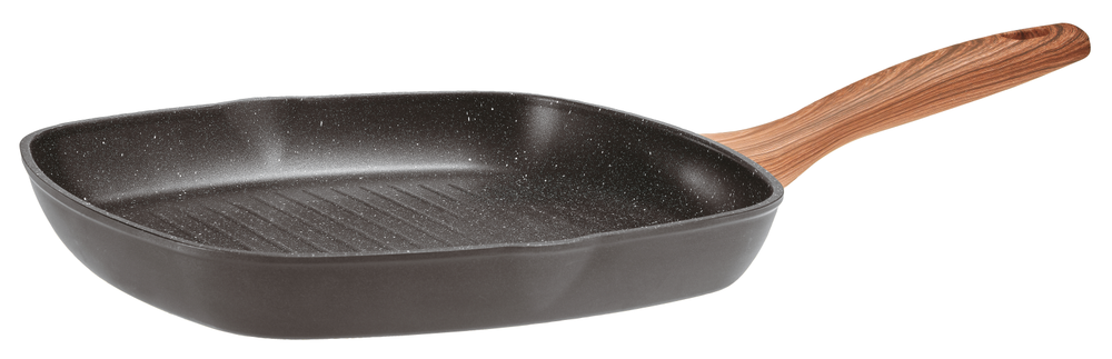 Sambonet Grill pan Rock 'n' Rose - Black - 28 x 28 cm - standard nonstick coating