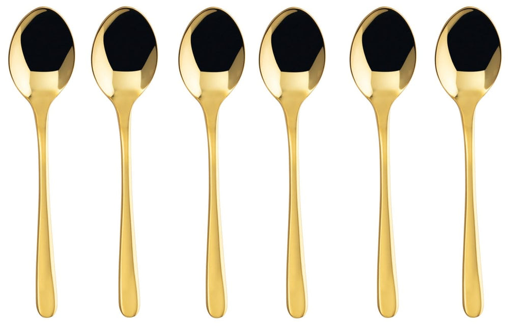 Sambonet Coffee Spoons Taste Gold 6-Piece