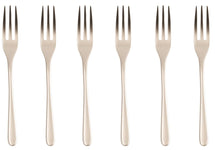 Sambonet Pastry Forks Taste Antique Champagne 6 Pieces