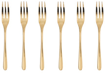 Sambonet Pastry Forks Taste Gold 6 Pieces