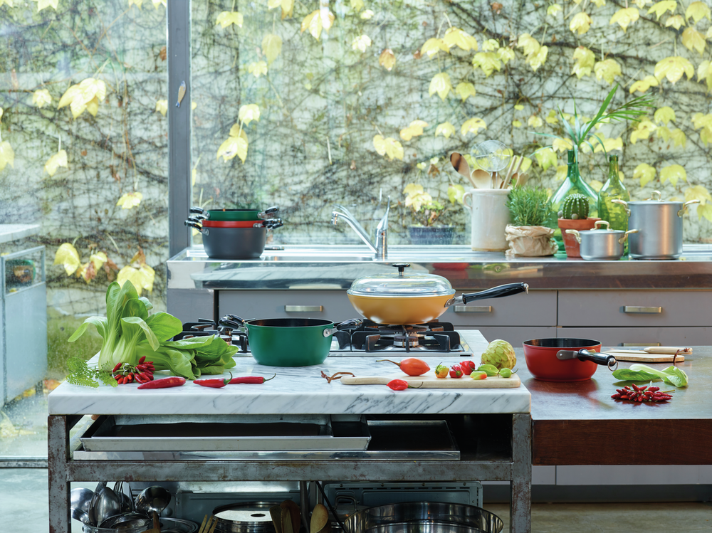 Sambonet Vintage sauce pan Ø 18 cm Green - Also suitable for induction