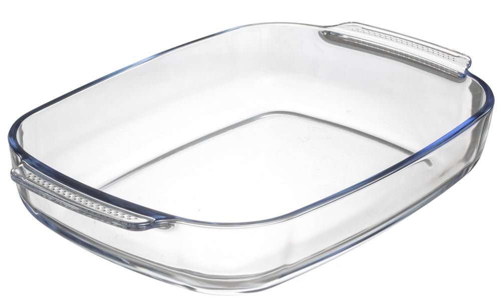 Sareva 2 Oven trays + 1 Bread pan - Heat resistant glass