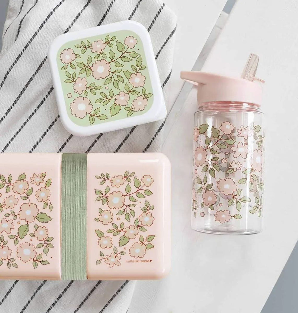 A Little Lovely Company Lunchbox - Pink Blossoms