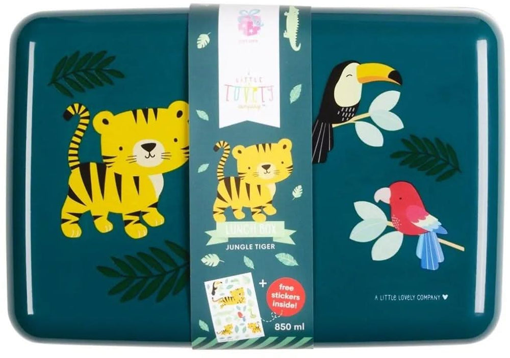 A Little Lovely Company Lunchbox - Jungle Tiger