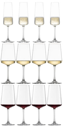 Schott Zwiesel Red, White and Champagne Glasses MioVino - 12-piece
