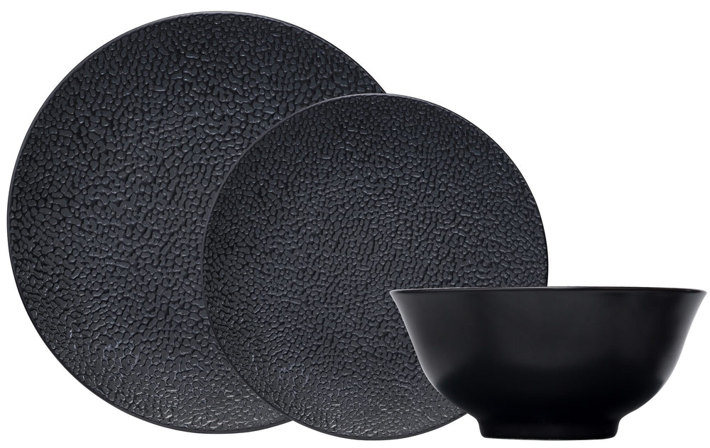 Cosy & Trendy Tableware set Candy Black - 18-piece / 6 people