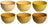 Studio Tavola Bowls Sunny Fall ø 14 cm - 6 Pieces