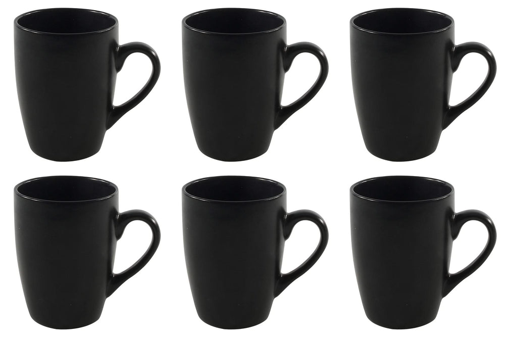 Studio Tavola Mugs Black Tie 350 ml - 6 pieces